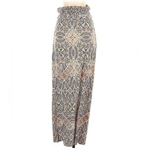 Cynthia Rowley Navy and Cream Patterned Maxi Skirt/ Dress